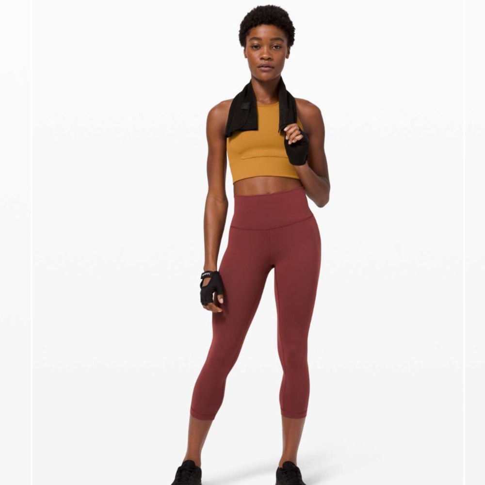 GUC - Lululemon Wunder Train High-Rise Crop 21"- Size 8